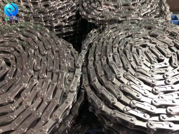 Roestvrijstalen dubbele steek standaard rollenketting